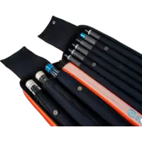 Molinari Cuebag Molinari Retro oransje-rosa 3B/6S