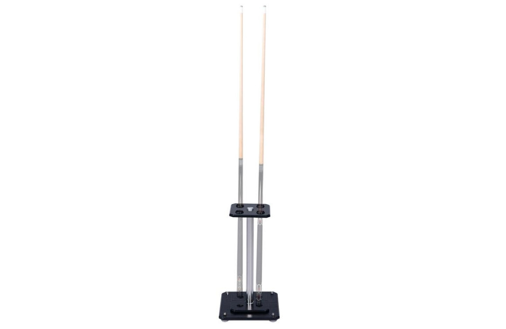Standing Square Cue Rack for 4 Cues - Black - Van den Broek billiards