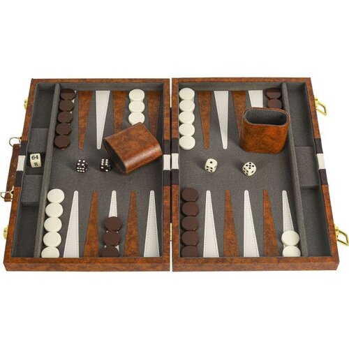 Backgammon 46x28 cm populair