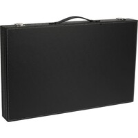 BUFFALO Backgammon inlagd 46 x 30 cm svart