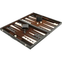Backgammon indlagt 46 x 30 cm sort BUFFALO Backgammon indlagt 46 x 30 cm sort