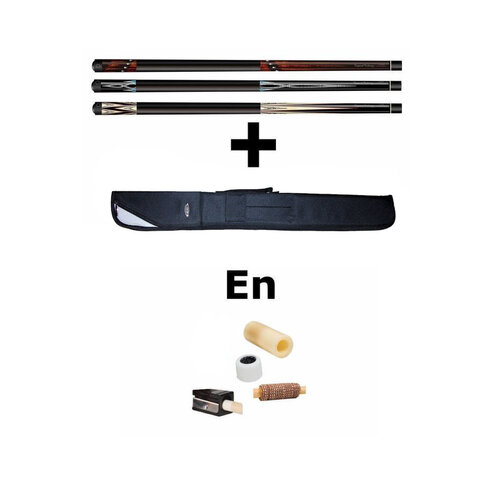 Carom cue Combi deal 1. inkl underhållsset Ceulemans Carom cue Combi deal 1. inkl underhållsset