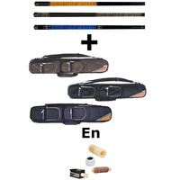 Carom cue Combi deal 2. inkl underhållsset Ceulemans Carom cue Combi deal 2. inkl underhållsset
