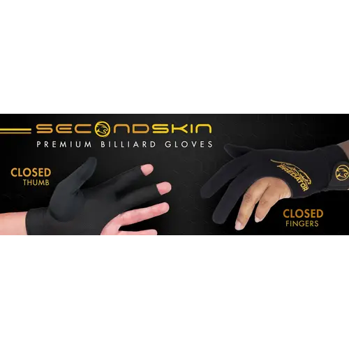 Handschoen Predator met dichte duim en 2 open vingers Predator Handschoen Predator met dichte duim en 2 open vingers