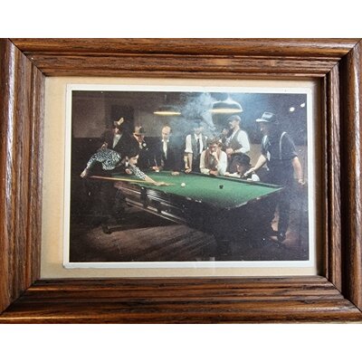 Old print including frame Total size: Dimensions including frame 21 x 17 cm