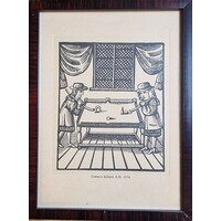 Old print including frame Total size: Dimensions including frame 17 x 23 cm Old print including frame Total size: Dimensions including frame 17 x 23 cm