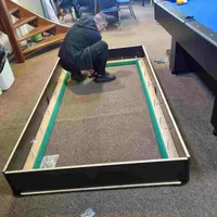 Carom biljard Dino Club grå spillestørrelse 100 x 200 cm BUFFALO Carom biljard Dino Club grå spillestørrelse 100 x 200 cm