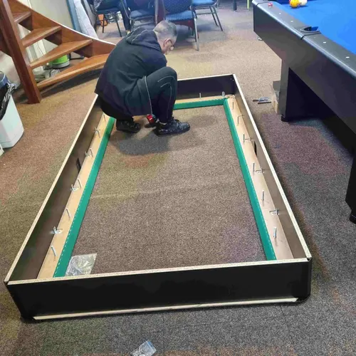 Carom biljard Dino Club grå spillestørrelse 100 x 200 cm BUFFALO Carom biljard Dino Club grå spillestørrelse 100 x 200 cm