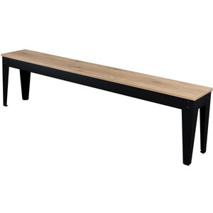 René Pierre René Pierre Leisure bench Sanded oak / black René Pierre Leisure bench Sanded oak / black
