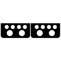 Predator Roadline, svart-rosa, 4x8, mjukt fodral Predator Predator Roadline, svart-rosa, 4x8, mjukt fodral