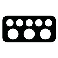 Predator Roadline, svart-rosa, 3x5, hårt fodral Predator Predator Roadline, svart-rosa, 3x5, hårt fodral