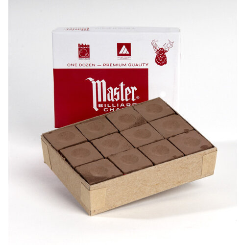 Master billiard chalk, 12 pieces available in various colors. Box Master Master billiard chalk, 12 pieces available in various colors. Box