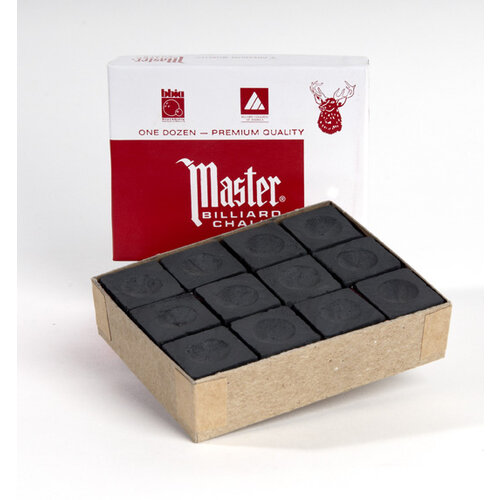 Mästare biljardkrita, 12 stycken tillgängliga i olika färger. Ask Master Mästare biljardkrita, 12 stycken tillgängliga i olika färger. Ask