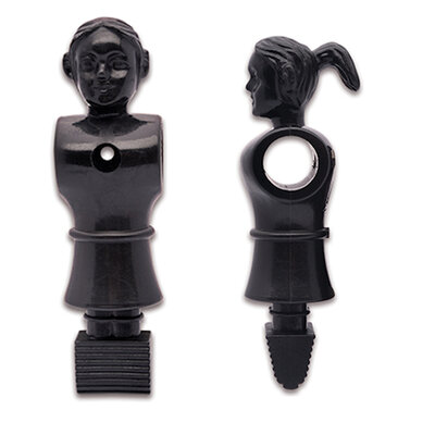 Bordfotball Pop Lady Black. Diameter 16mm