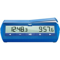 DGT 1500 digitale schaakklok blauw DGT DGT 1500 digitale schaakklok blauw