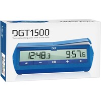DGT 1500 digitale schaakklok blauw DGT DGT 1500 digitale schaakklok blauw