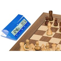 DGT 1500 digitale schaakklok blauw DGT DGT 1500 digitale schaakklok blauw