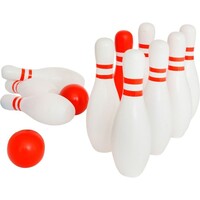 BS Toys Bowling red and white BS Toys BS Toys Bowling red and white