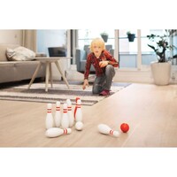 BS Toys Bowling red and white BS Toys BS Toys Bowling red and white