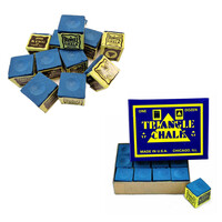 Triangle biljart krijt 12 stuks blauw Triangle Triangle biljart krijt 12 stuks blauw