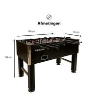 Printed football table Pegasi Elite Black Pagasi Printed football table Pegasi Elite Black