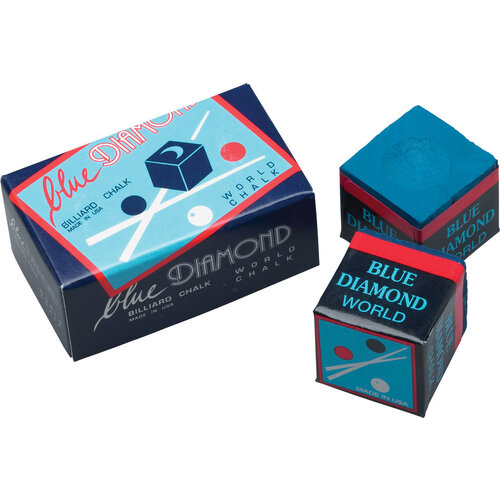 Blue Diamond billiard chalk 2 pieces LONGONI Blue Diamond billiard chalk 2 pieces