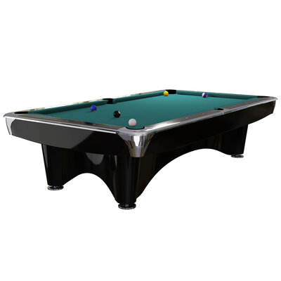 Pooltafel Dynamic III shining black 9 foot