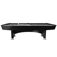 Poolbord Dynamic II halvblank sort 9 fod Dynamic Poolbord Dynamic II halvblank sort 9 fod