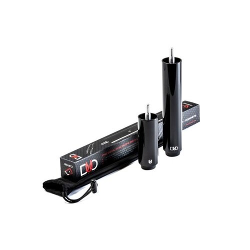 Cuetec Duo-forlengere, metallisk svart med innebygd plugg Cuetec Cuetec Duo-forlengere, metallisk svart med innebygd plugg