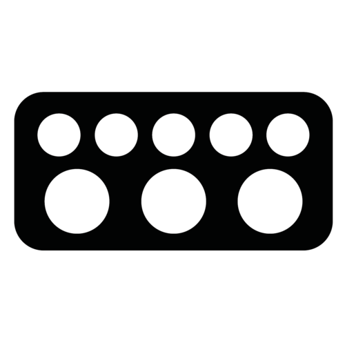 Predator Roadline, Black-Gray, 3x5 Predator Predator Roadline, Black-Gray, 3x5