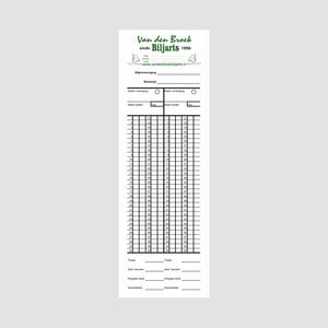 Billiard Scorepad