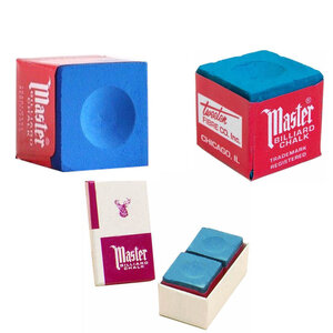 Master Master Billiard Chalk Blue 2 pieces Master Billiard Chalk Blue 2 pieces
