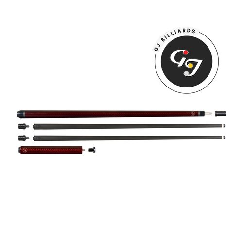 GJBilliards Pro.02 kø inkl. forlengelse og 2 karbontupper GJBilliards GJBilliards Pro.02 kø inkl. forlengelse og 2 karbontupper