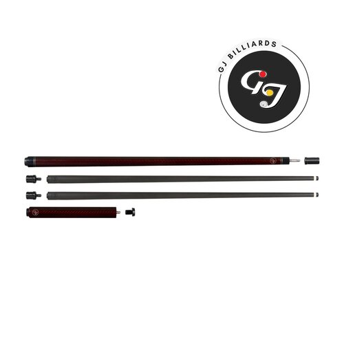 GJBilliards Pro.02 kø inkl. forlengelse og 2 karbontupper GJBilliards GJBilliards Pro.02 kø inkl. forlengelse og 2 karbontupper