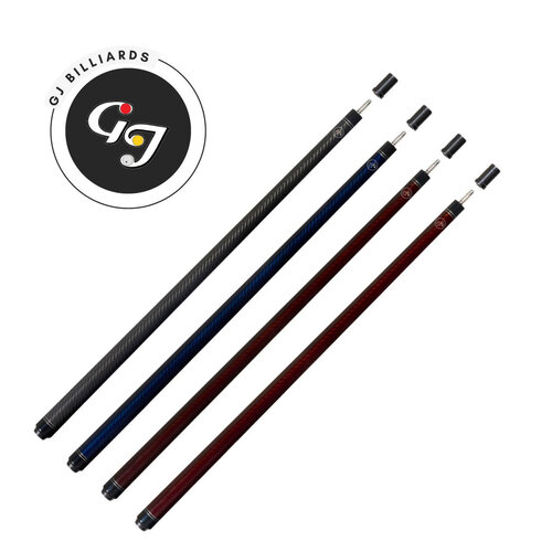 GJBilliards Pro.02 kø inkl. forlengelse og 2 karbontupper GJBilliards GJBilliards Pro.02 kø inkl. forlengelse og 2 karbontupper