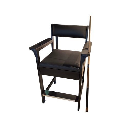 Billardstol med opbevaringsplads. Sort egetræslook. Lexor Billardstol med opbevaringsplads. Sort egetræslook.