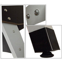 Toptable Football table Toptable Competition Pro *** Formica/Metal Line, Black/Grey-Folding