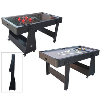 Multibord TopTable Twist Grå-Sort, mobil (foldbar og mobil)