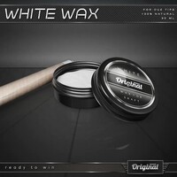 Orginele keu wax voor topeinden/shafts wit LONGONI Orginele keu wax voor topeinden/shafts wit