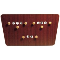 Van den Broek biljarts Billiard scoreboard butterfly mahogany
