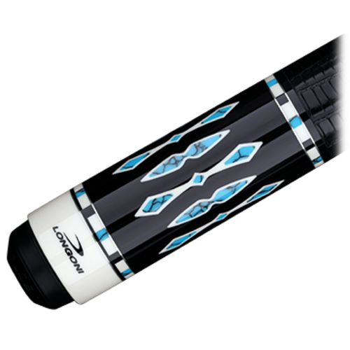 LONGONI Longoni pool cue Black Mamba 2 Leather Lizard