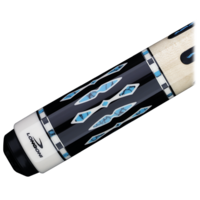 LONGONI Longoni pool cue Black Mamba 2 Leather Strips