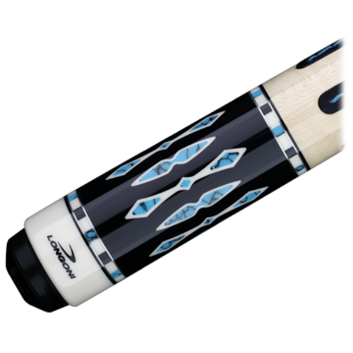 Longoni biljardkø Black Mamba 2 lærstrimler LONGONI Longoni biljardkø Black Mamba 2 lærstrimler