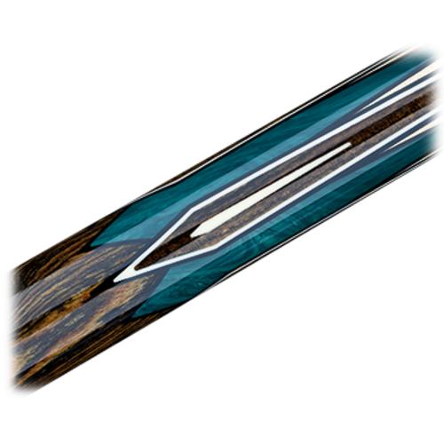 LONGONI Longoni pool cue Flames Wood N. Feijen