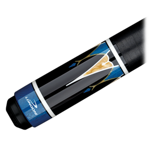 Longoni pool cue Galaxy Cyan Linen LONGONI Longoni pool cue Galaxy Cyan Linen