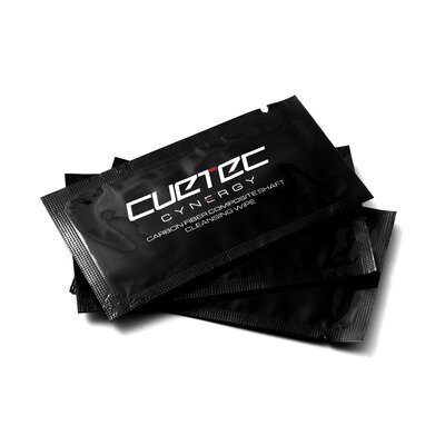 Cuetec cleaning wipes for Cynergy Carbon shafts per piece