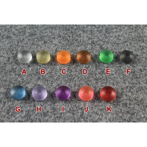 Break pomerans diverse kleuren glas fiber