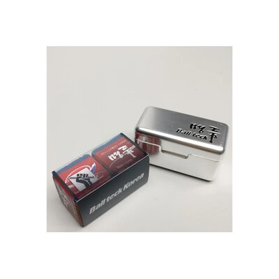 BallTeck krijt in metalen doosje (2 stuks) - assorti kleuren