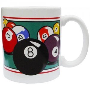Van den Broek biljarts Coffee/Tea mug with pool balls Coffee/Tea mug with pool balls