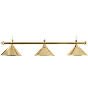Rod lamp 3 shade rod and shade brass color Rod lamp 3 shade rod and shade brass color
